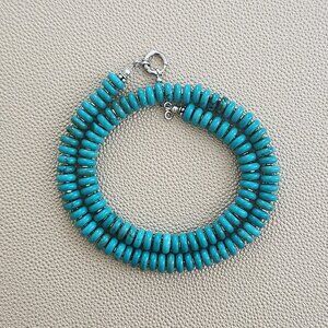 TURQUOISE KARMA NECKLACE--18"